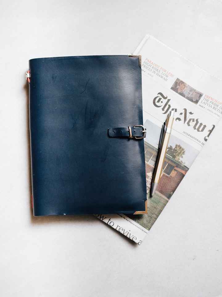 Antara Agenda cuero azul 064 - Antara Azul 1 Antara Azul