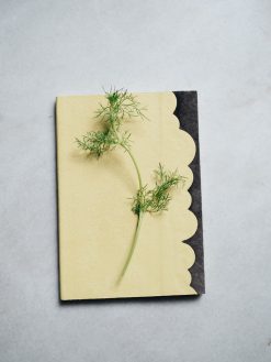 Cuaderno piel pistacho y marron 7