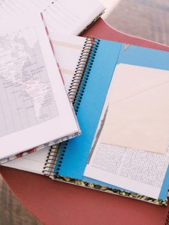 Papelería Artesanal Agenda Golden Chip Personalizada