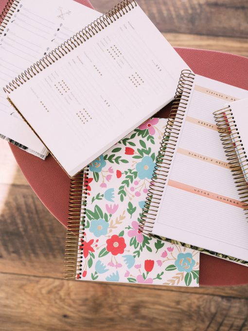 Papelería Artesanal Agenda Golden Chip Personalizada
